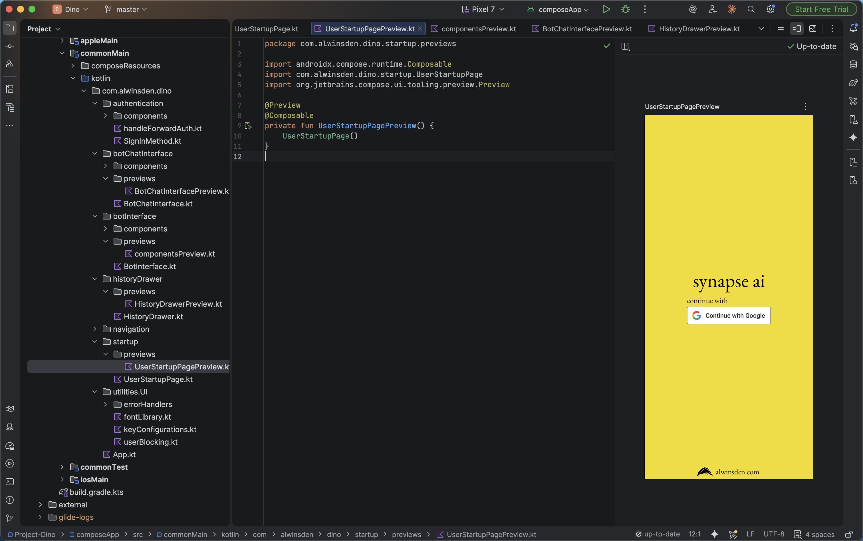 Synapse login preview