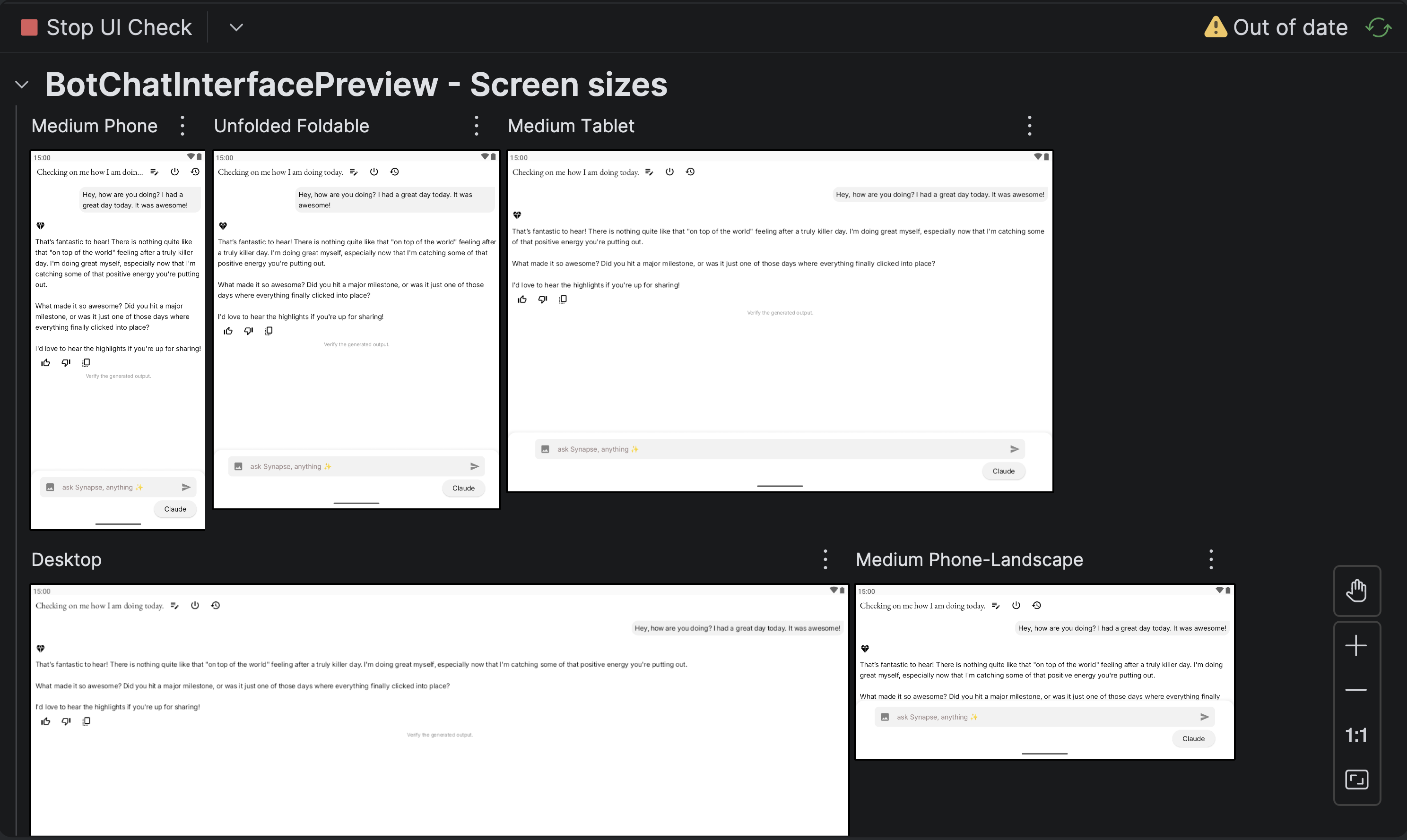 Generate multiple previews.